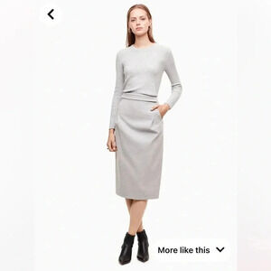 Aritzia Babaton Viggo Midi Skirt Sz 4